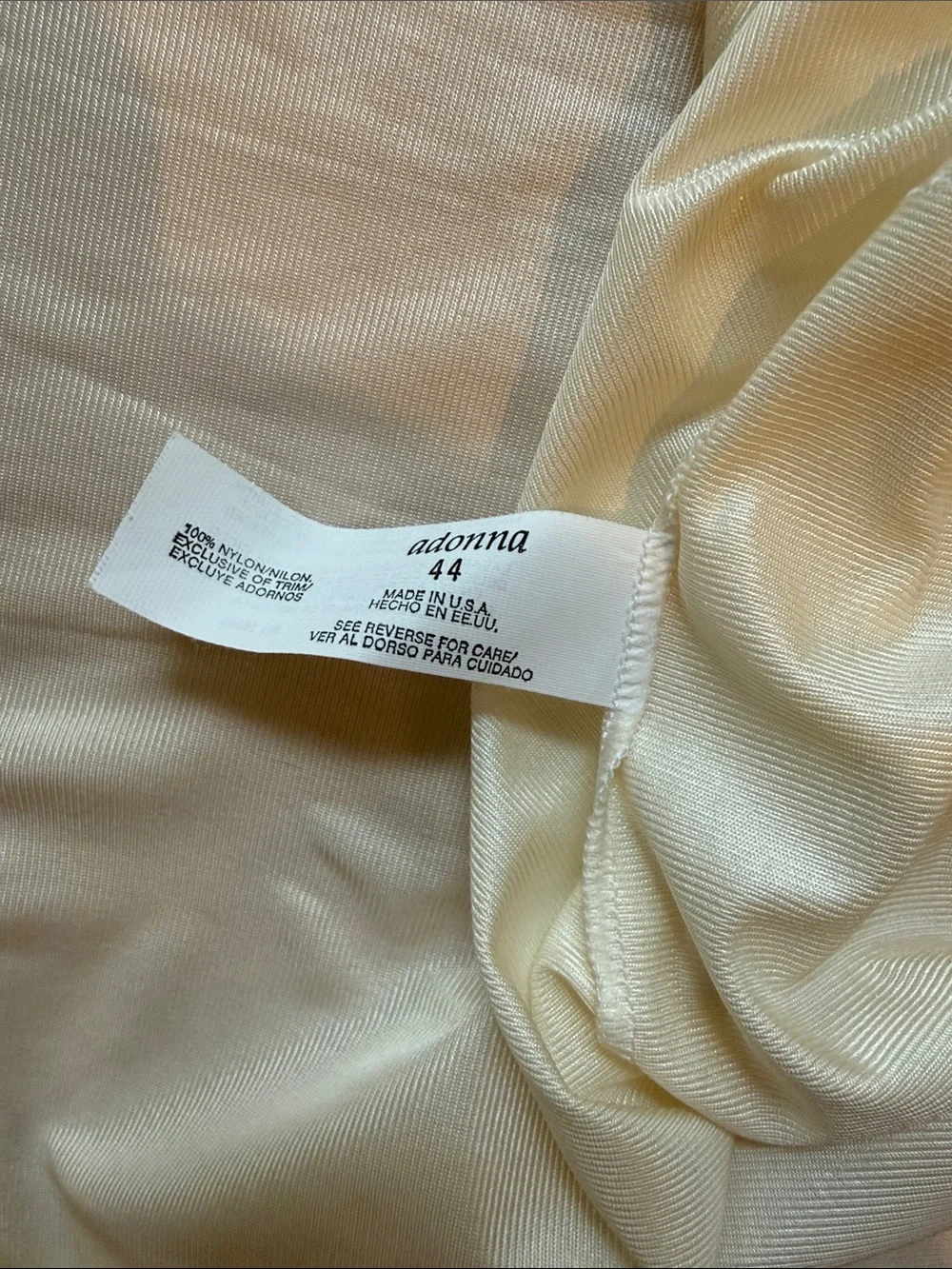 Satin Lace-Trim Slip Camisole - Brand New